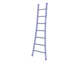 Solide ladder uitgebogen voet 7 sporten