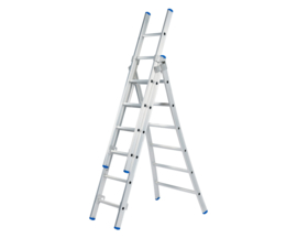 Solide industrieladder 3 x 6 type D