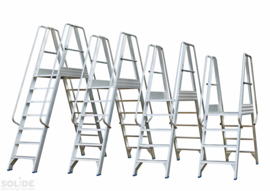 Solide platform met dubbele toegang 2 x 6