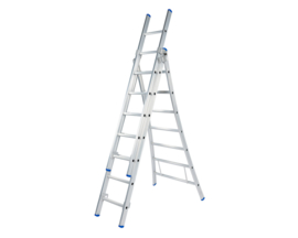 Solide industrieladder 3 x 7 type D