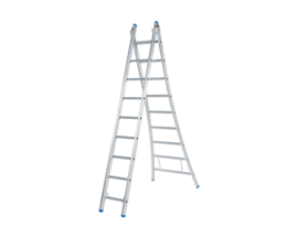Solide industrieladdder 2 x 9 type C