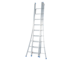 Solide industrieladder 3 x 9 type D