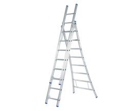 Solide industrieladder 3 x 8 type D