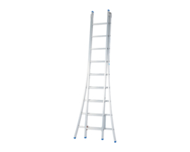 Solide industrieladdder 2 x 9 type C