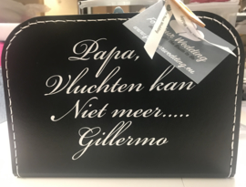 Koffertje gepersonaliseerd