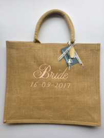 Jute tas Bride