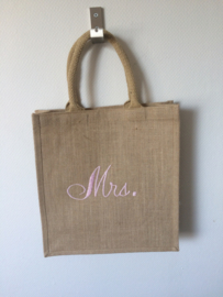 Jute tas Mrs.