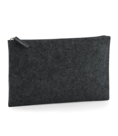 Pouch vilt bedrukt met quote