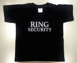 Tshirt met Security/Beveiliger tekst