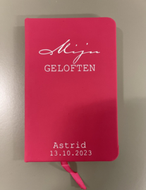 Geloften boekje met stempel