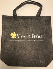 Vilten totebag Gepersonaliseerd