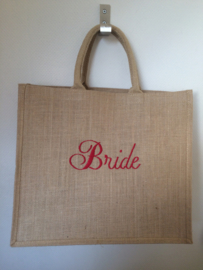 Jute tas Bride