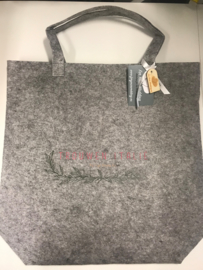 Vilten totebag Gepersonaliseerd