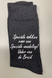 Sokken Speciale sokken……Vader van de Bruid 43/46 antraciet