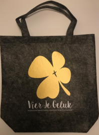 Vilten totebag Gepersonaliseerd