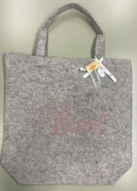 Vilten totebag Bruid