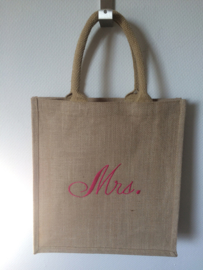 Jute tas Mrs.