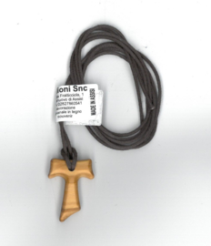 Tau-kruisje klein 1,8 x 2,5  cm.