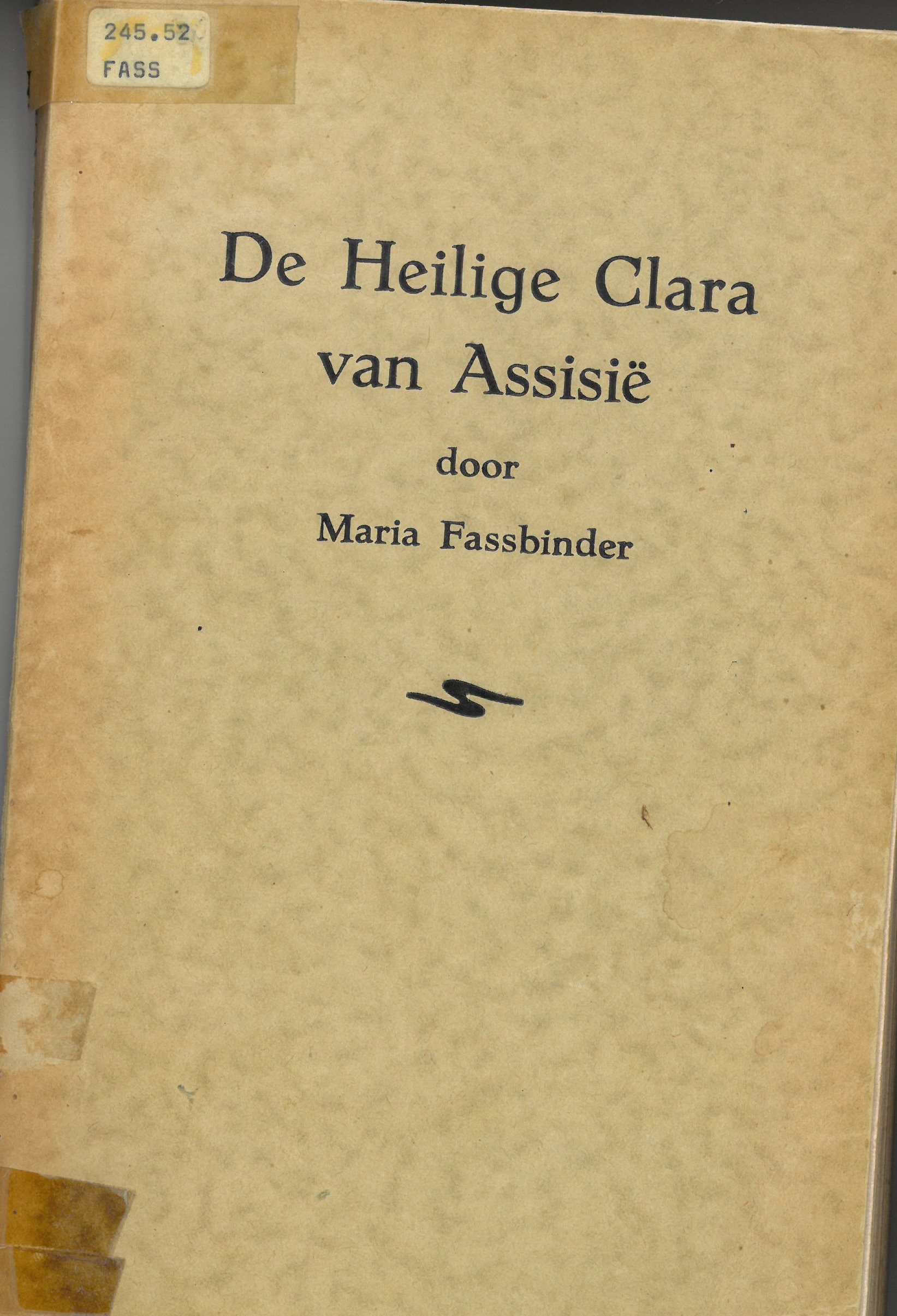 De Heilige Clara van Assisië