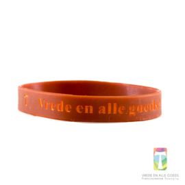 Armbandje 'Vrede en alle goeds" | 1 talig