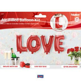 Folieballonnen Letters 'Love'