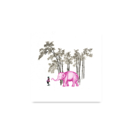 friends with the pink elephant