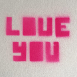 love you graffiti
