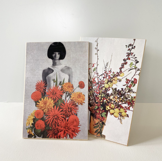 Behind the flowers&vintage flowers