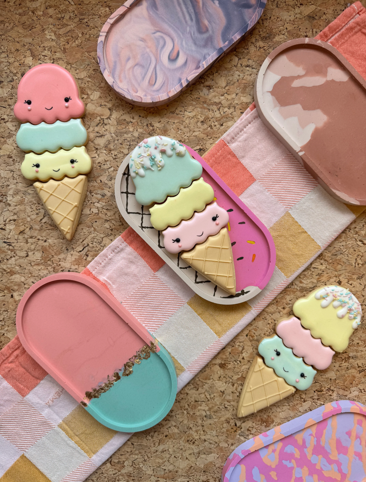 29 augustus 19:00 combinatie workshop koekjes en Jesmonite bij Froobel in Heemstede