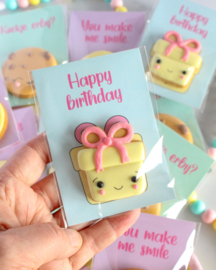 A7 kaartje Happy birthday