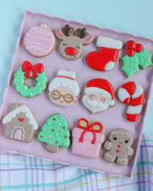 Set 2 van 6 kerst mini-uitstekers