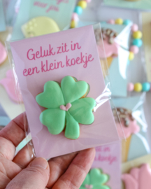 Klavertje 4 uitsteker 5, 7 en 9cm