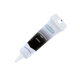 Zwart gel kleurstof tube 30gr BrandNewCake