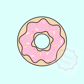 Donut uitsteker 8cm