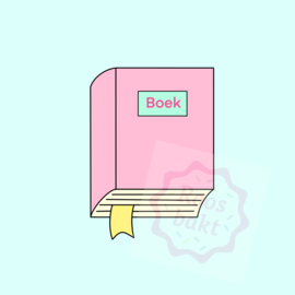Boek uitsteker 8cm