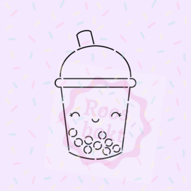 PYO Stencil bubbletea (9cm)