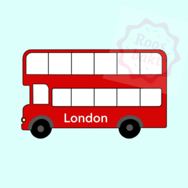 Dubbeldek bus uitsteker 7,5 , 9 of 11cm