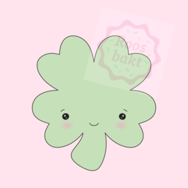 Klavertje 4 uitsteker 5, 7 en 9cm