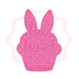 Cupcake bunny uitsteker 10cm