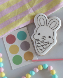 PYO Stencil ijshoorn konijn (9cm)