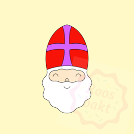 Sint eenvoudig uitsteker 7, 9 of 11cm