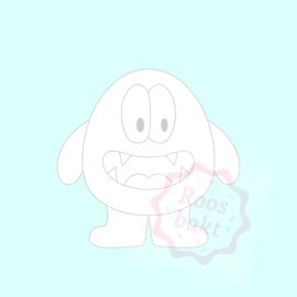 Stempel + uitsteker monster Blinky 7,5cm
