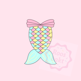 Zeemeermin staart 3 7,9 of 11cm