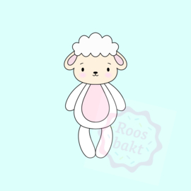 Lammetje lang 8 of 10 of 12cm