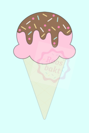 IJsbolletje uitsteker 5, 7 of 9cm