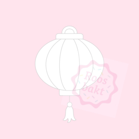 Stempel + uitsteker lampion rond 7,5cm
