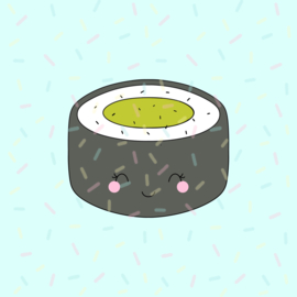 Sushi rol uitsteker 6, 8, 10cm