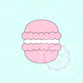 Macaron mollig uitsteker 6, 8, 10cm