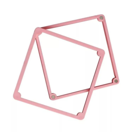 Koek Stencil frame 12x12 roze