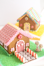 Gingerbread huisje uitstekerset 3-delig